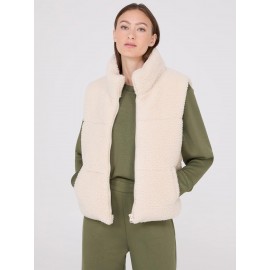 High Collar Sherpa Vest