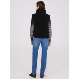 High Collar Sherpa Vest