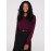 Long Chiffon Sleeve Boat Neck Top