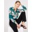 Floral Print Chiffon Button-Front Blouse