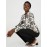 Floral Print Satin Button-Front Blouse