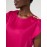 Satin Tulip Sleeve Blouse