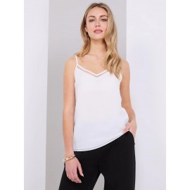 Mesh V-Neck Tank Top