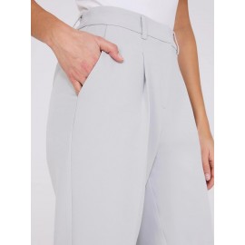 Pleated Wide-Leg Pants