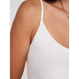 Satin Scoop Neck Tank Top