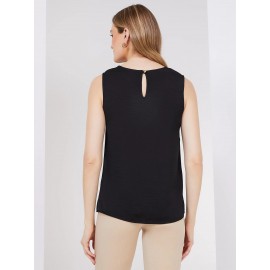 Sleeveless Textured Blouse