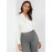 Satin Split Neck Button-Front Blouse