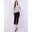 Long Front Slit Skirt