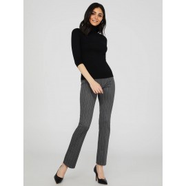 Striped Flare Leg Pants