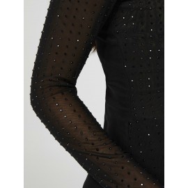Long Sleeve Mock Neck Top