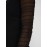 Textured Crepe Scoop Neck Top With Smocked Mesh Sleeves