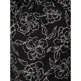 Floral Print Sleeveless Top