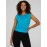 Sleeveless Cowl Neck Top With Bottom Band