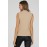 Sleeveless Ribbed Mock Neck Top
