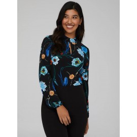 Front Bubble Sleeve Top