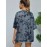 Tie Dye Letter Rock Music Guitar Print Tee, Summer Round Neck Casual Sports T-shirts, Women's Clothing